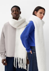 Bershka COLOURED - Šal - white