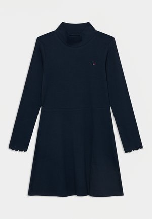 Tommy Hilfiger, MOCK-NK SKATER - Hverdagskjole - dark blue