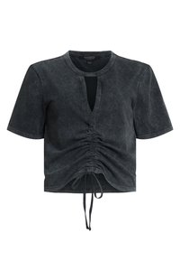 AllSaints GIGI TEE - T-shirts med print - acid washed black