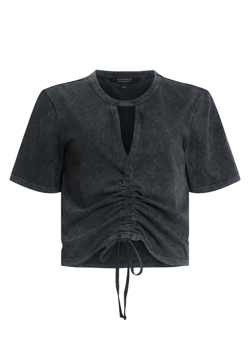 AllSaints T-shirt print zwart