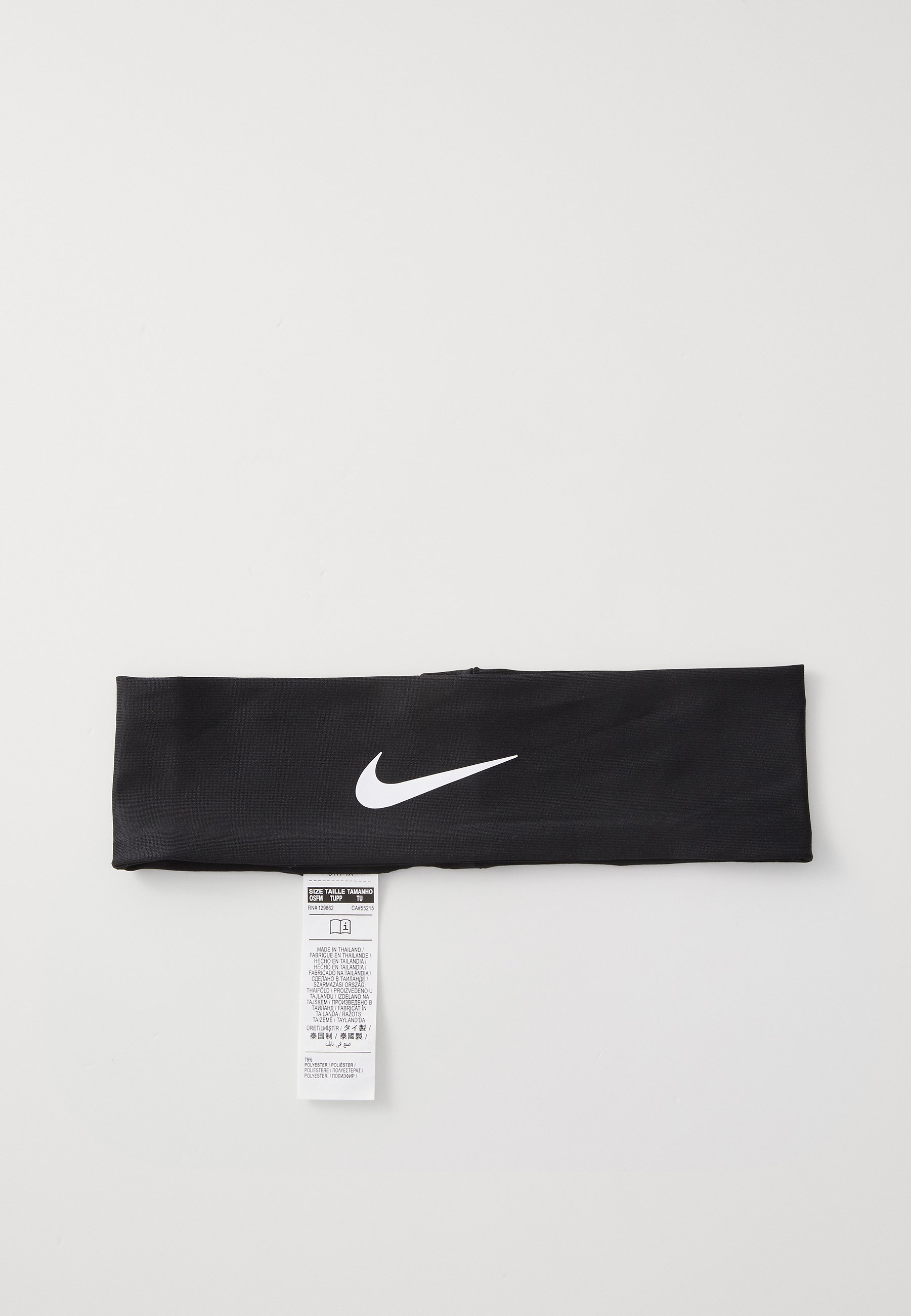 Nike Performance FURY CLASSIC HEADBAND Polsino black/white