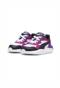 Puma X-RAY SPEED AC SNEAKERS - Obuća za bebe - white black mauved out magenta gleam