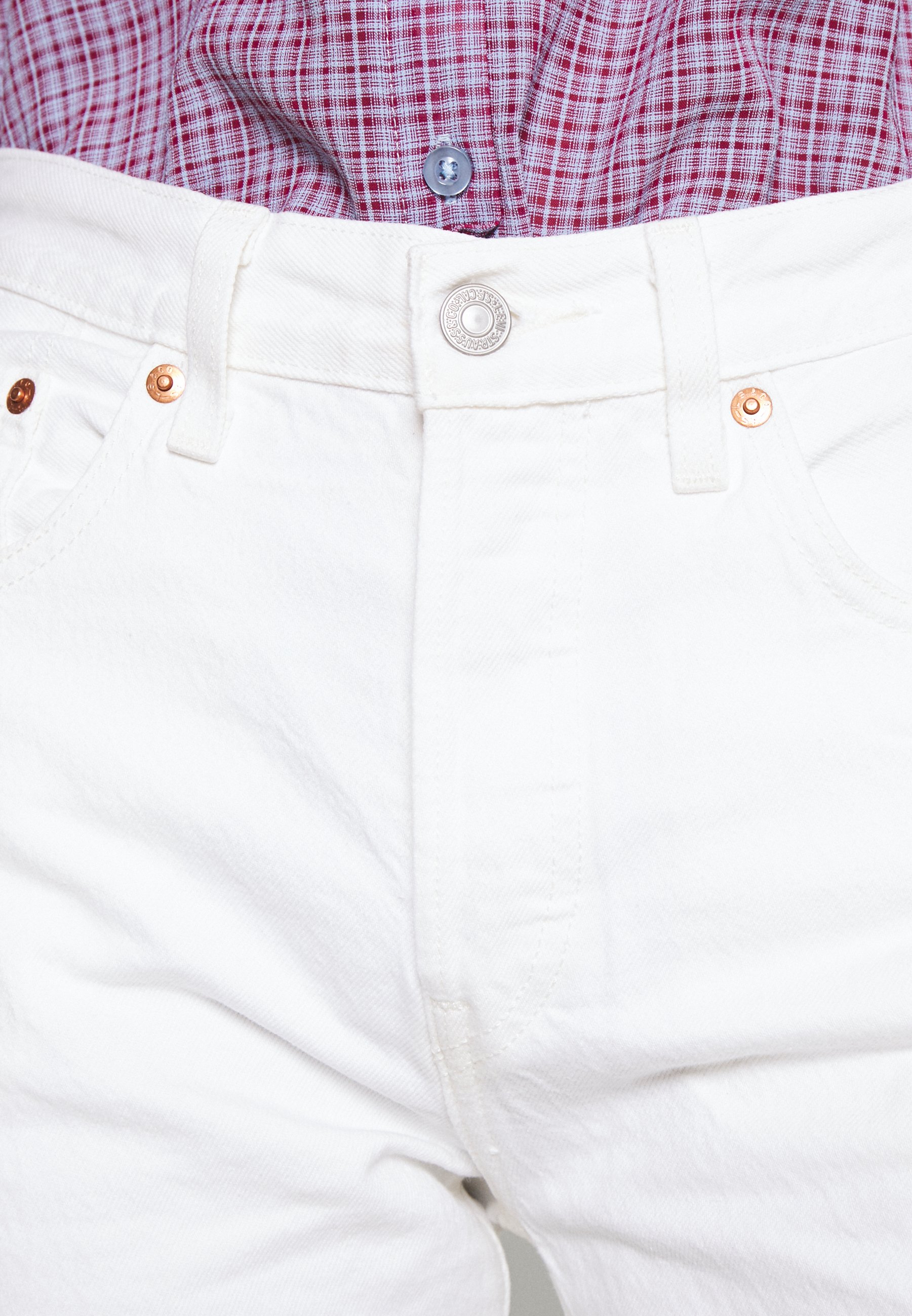 Levi's® 501 CROP - Jeans Tapered Fit - come clean/bianco denim - Zalando.it