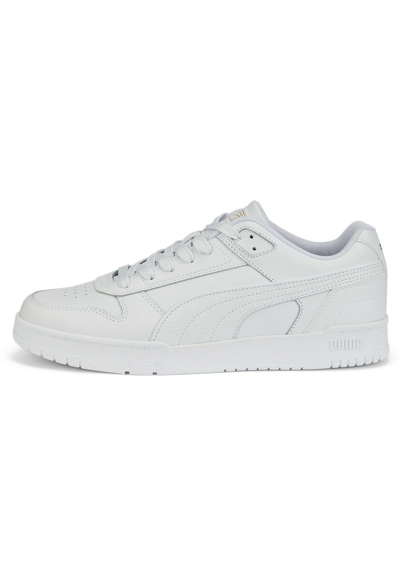 Puma GAME UNISEX - Trainers - white/white team gold/white - Zalando.co.uk