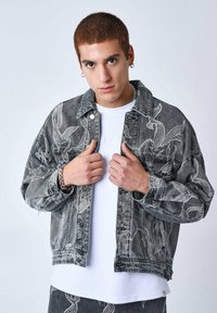 Project X Paris A MOTIF FLORAL - Spijkerjas - gris