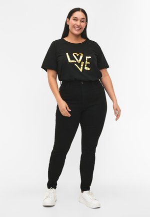 FLASH MIT SUPER SLIM FIT - Jeans Slim Fit - black