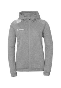 AMBITION - Veste polaire - dark grau melange weiß