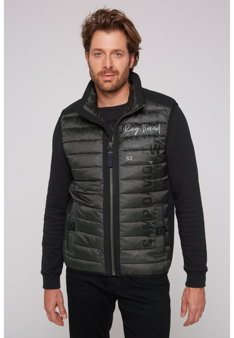 Camp David - Waistcoat - dark anthra, Enlarge