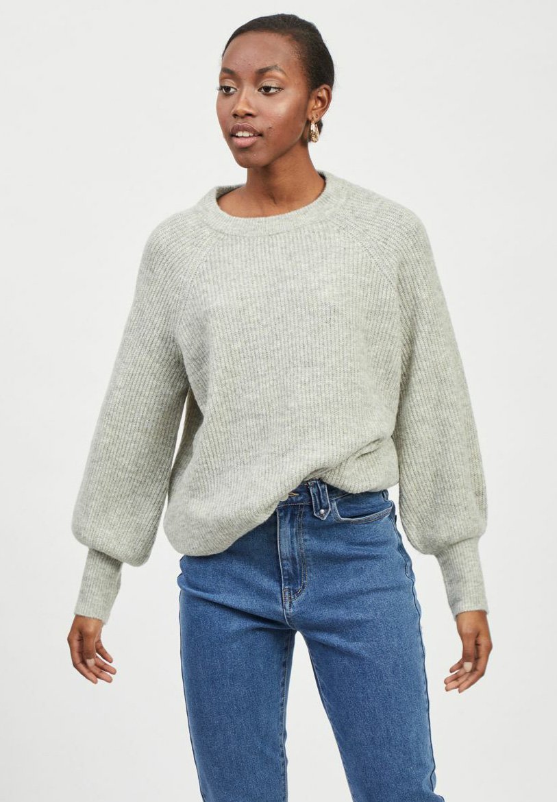 Vila Trui light grey melangeLichtgrijs Zalando.nl Vila Trui light grey melange Zalando.nl