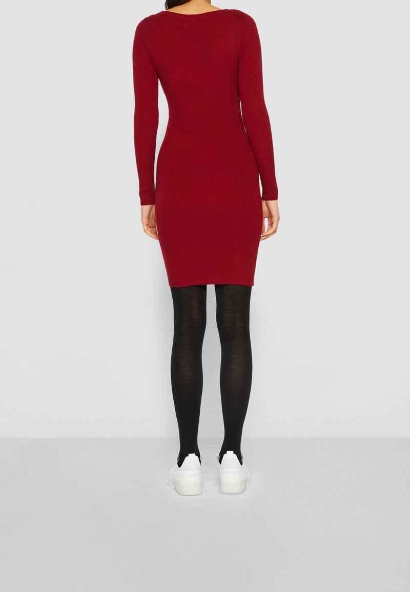 Urban Classics Shift dress - bordeaux - (Pre-owned) - Zalando.ie