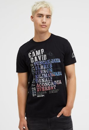 Print T-shirt - black