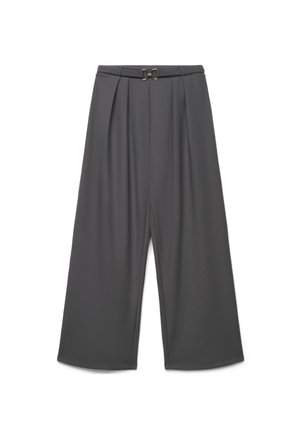 Calliope, PANTALONE LUNGO TINTA UNITA - Stoffhose - grigio scuro