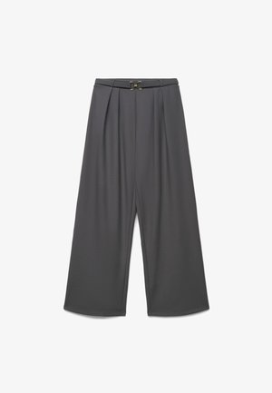 Calliope, PANTALONE LUNGO TINTA UNITA - Pantalon classique - grigio scuro