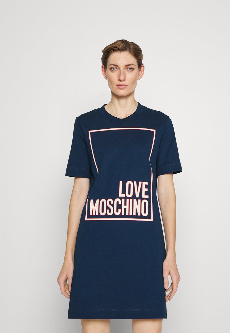 Love Moschino Robe en jersey blue/bleu ZALANDO.FR