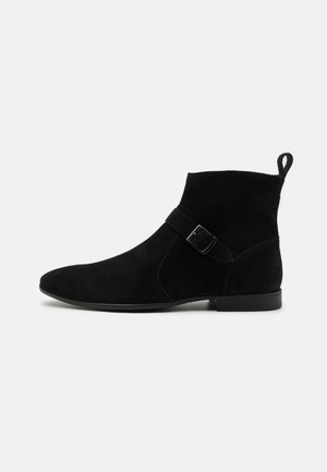 LEATHER - Classic ankle boots - black