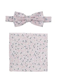 Seidenfalter SET - Einstecktuch - rosa