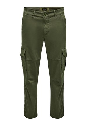 Only & Sons ONSDEAN LIFE TAP - Kareiviško stiliaus kelnės - olive night