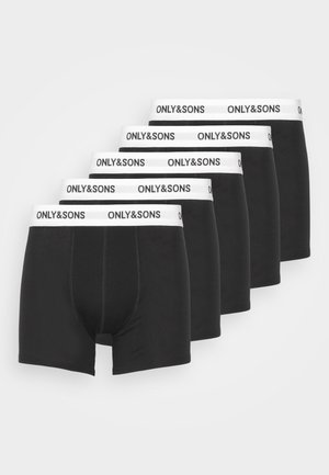 ONSFITZ SOLID TRUNK 5 PACK - Boxerbriefs - black