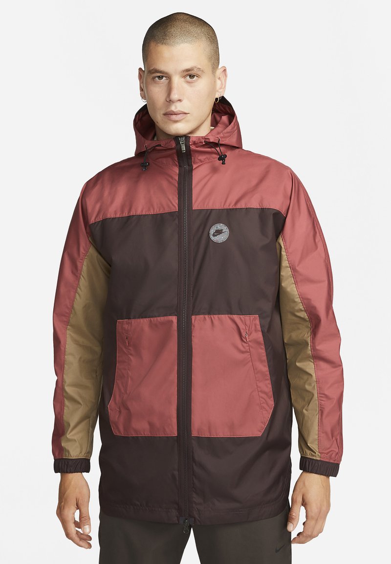 Nike Sportswear - Regnjacka - brown basalt/dark beetroot/canyon rust