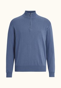 Oscar Jacobson PAT HALF ZIP - Stickad tröja - french blue