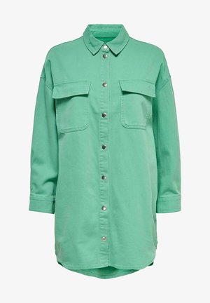 Button-down blouse - marine green