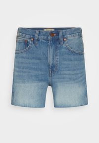 Madewell RELAXED MID LENGTH - Calções de ganga - kelton