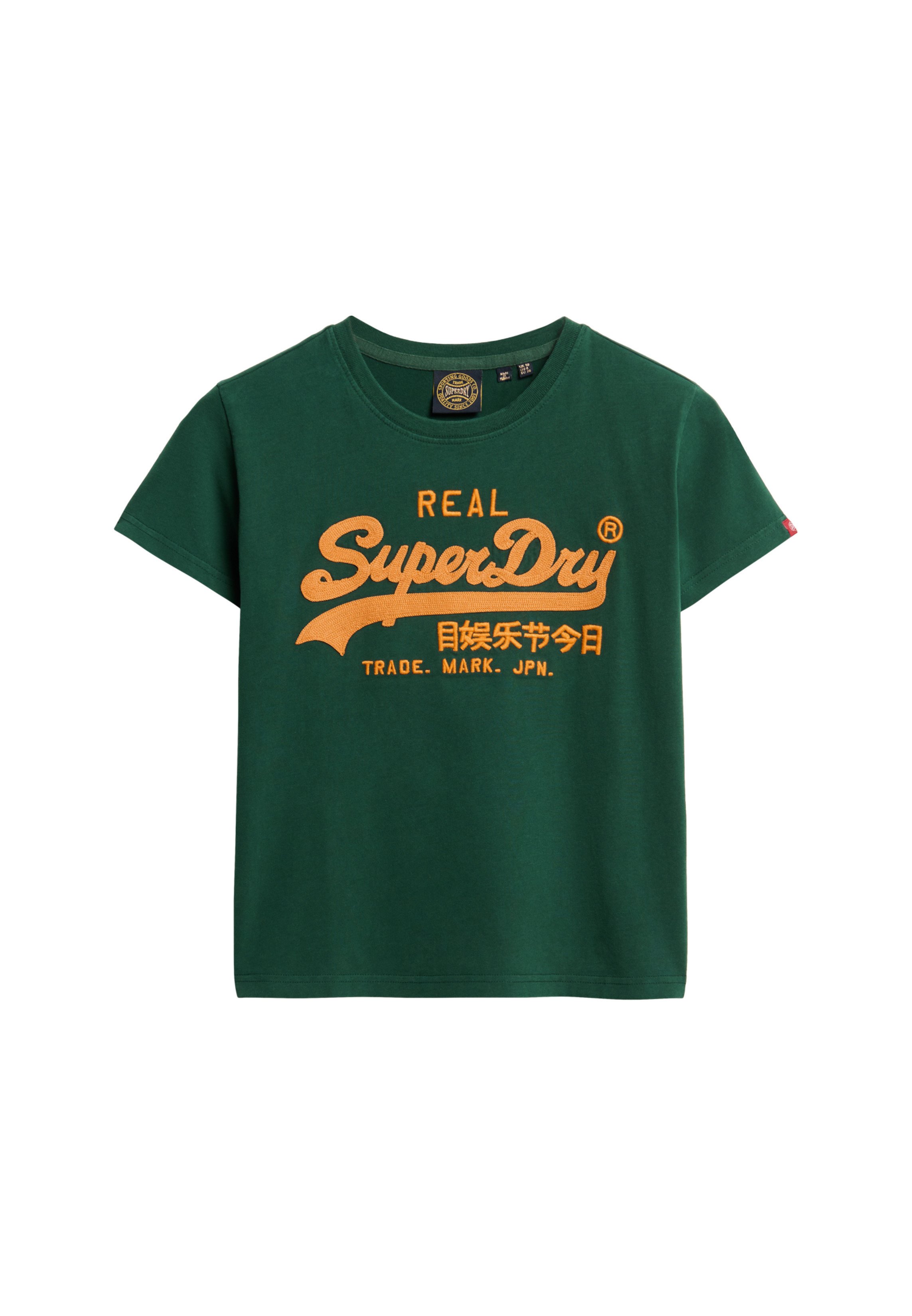 Superdry★ビンテージ ロゴ刺繍Tシャツ 送関込 Superdry Vintage Logo Tri Colour Raglan | Dressinn