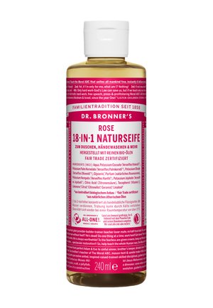 18-IN-1 NATURAL SOAP - Shower gel - rose