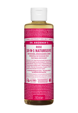 Dr. Bronner´s 18-IN-1 NATURAL SOAP - Shower gel - rose