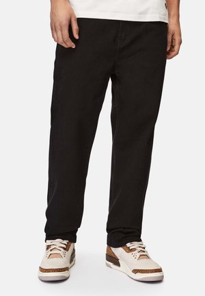 Straight leg jeans - black