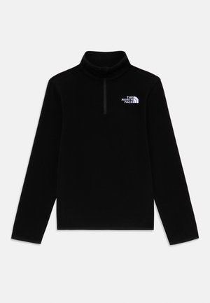 TEEN GLACIER ZIP UNISEX - Pulover din fleece - black
