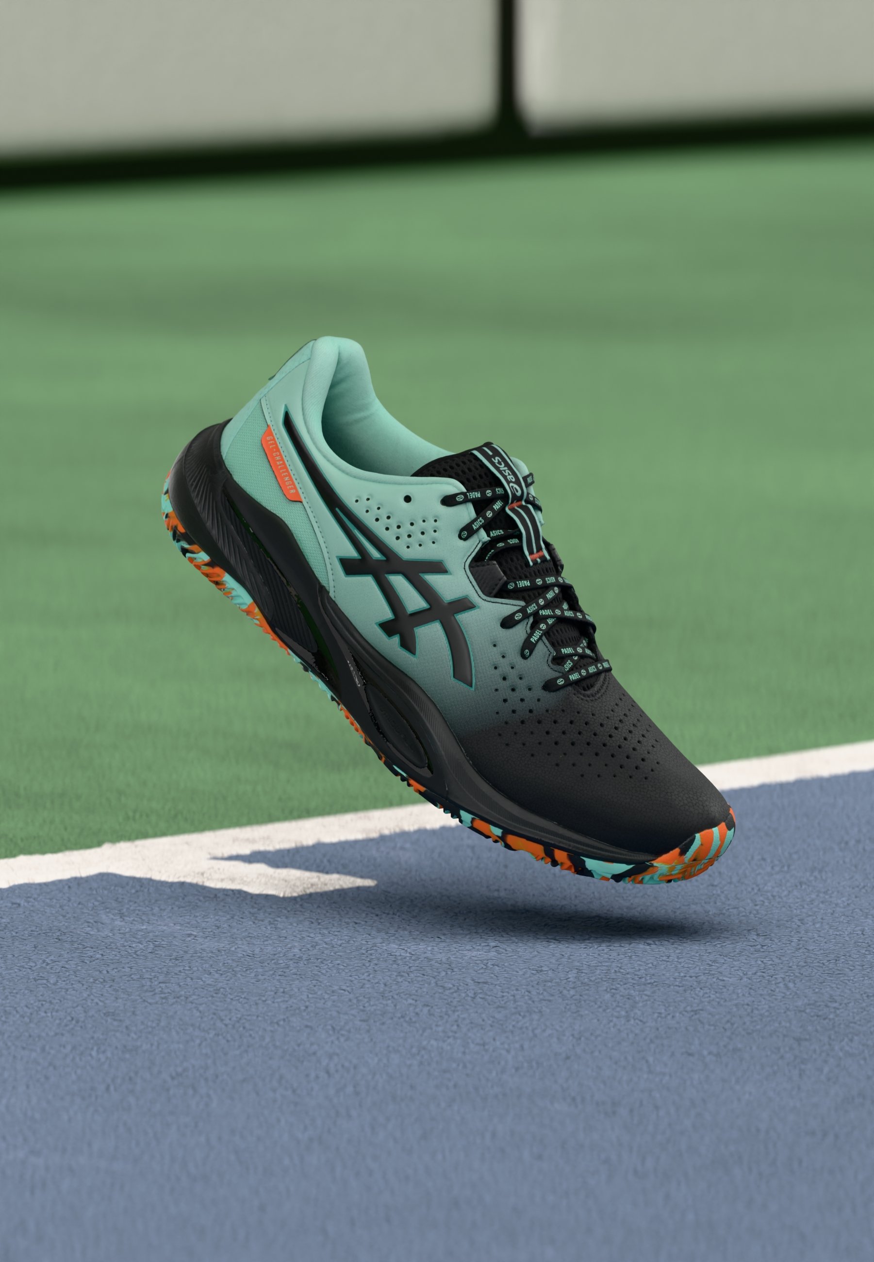 ASICS GEL CHALLENGER 15 - Padelschoenen - fresh ice/black