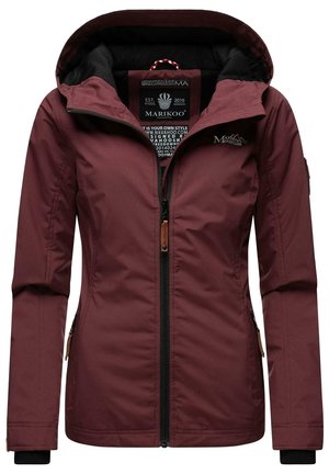 BROMBEERE - Übergangsjacke - dark red melange