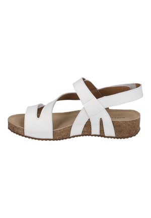 Wedge sandals - weiss