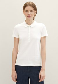 TOM TAILOR - Poloshirts - whisper white Miniaturebillede 1