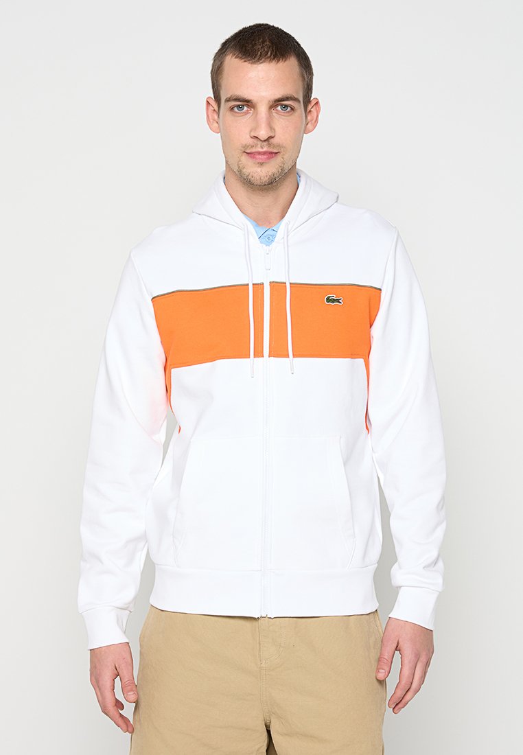 Lacoste Sweater met rits wit Lacoste Sweater met rits wit