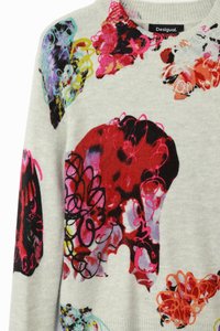 Desigual SCRIBBLE LACROIX - Stickad tröja - hamburg