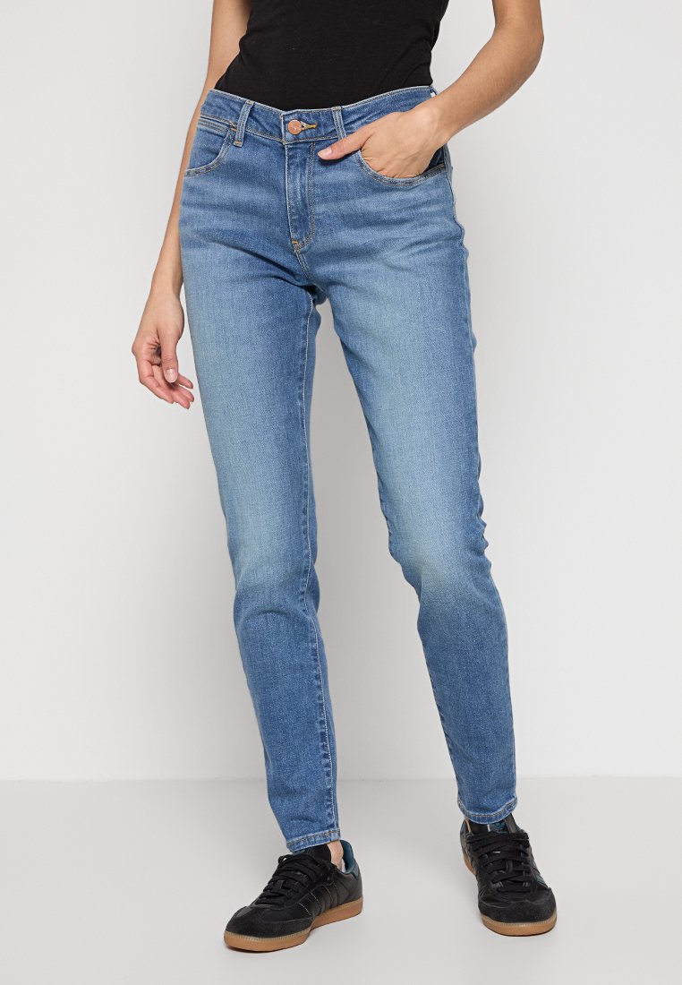 Wrangler Jeans Skinny Fit blauw