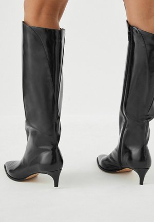 FOREVER COMFORT POINTED TOE KNEE HIGH  - Csizmák - black