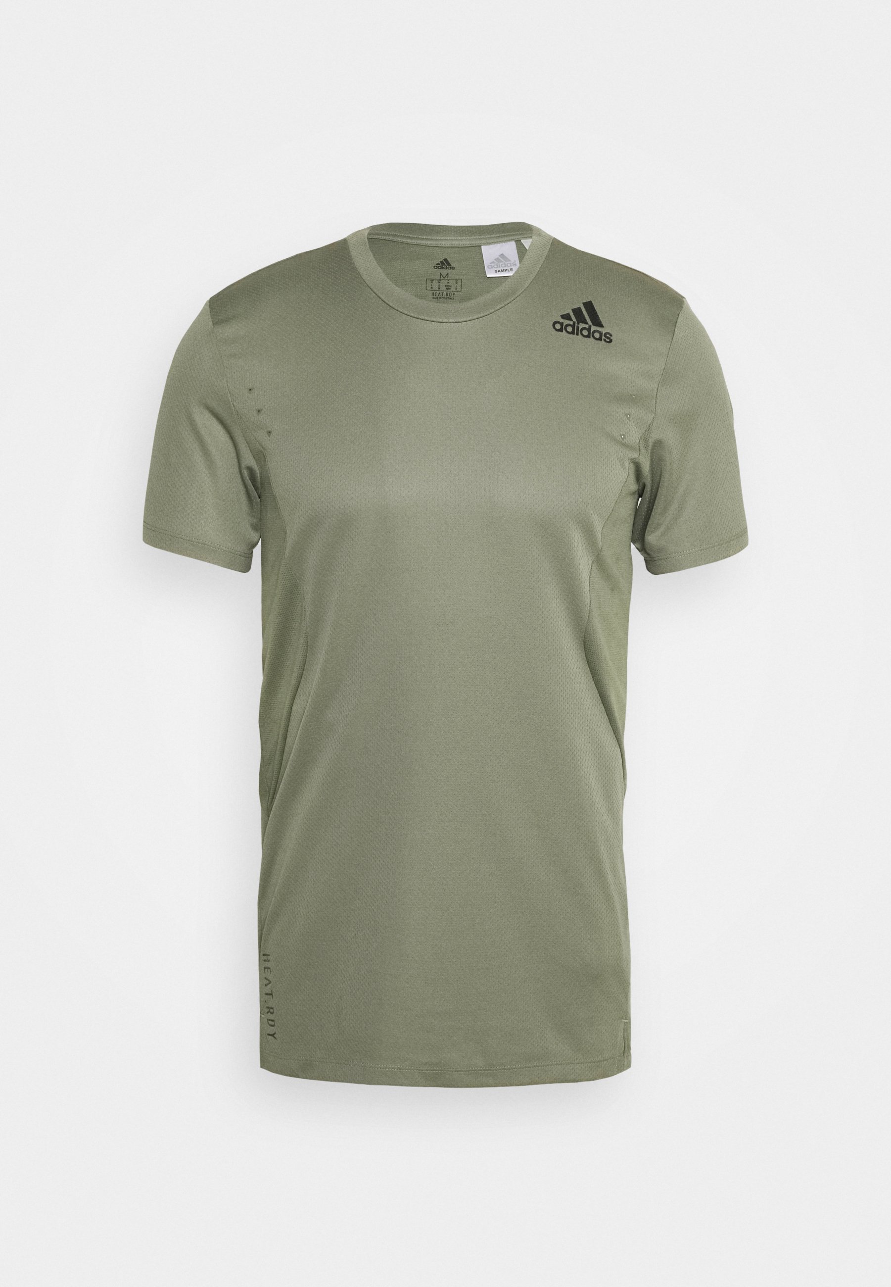 adidas Performance HEAT.RDY TRAINING SLIM SHORT SLEEVE TEE adidas Performance T Shirt basic green Zalando.at