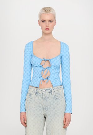 MONOGRAM COQUETTE BOLERO - Gilet - blue