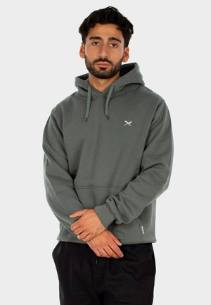 Hoodie - jungle green