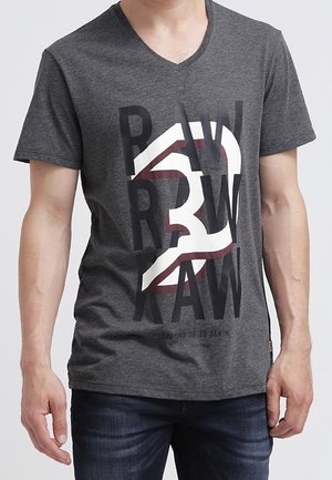 T-Shirt print - mottled grey