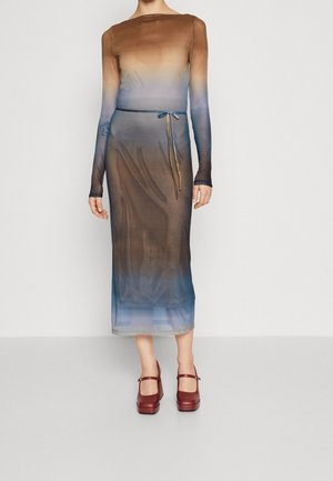 Etuikleid - blue-grey