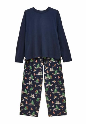 LYLA SET - Nachtwäsche Set - navy festive