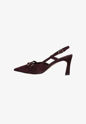 Notre-V, NOTRE-V DAMES SLINGBACKS 67212. - Klassieke pumps - camoscio mulberry