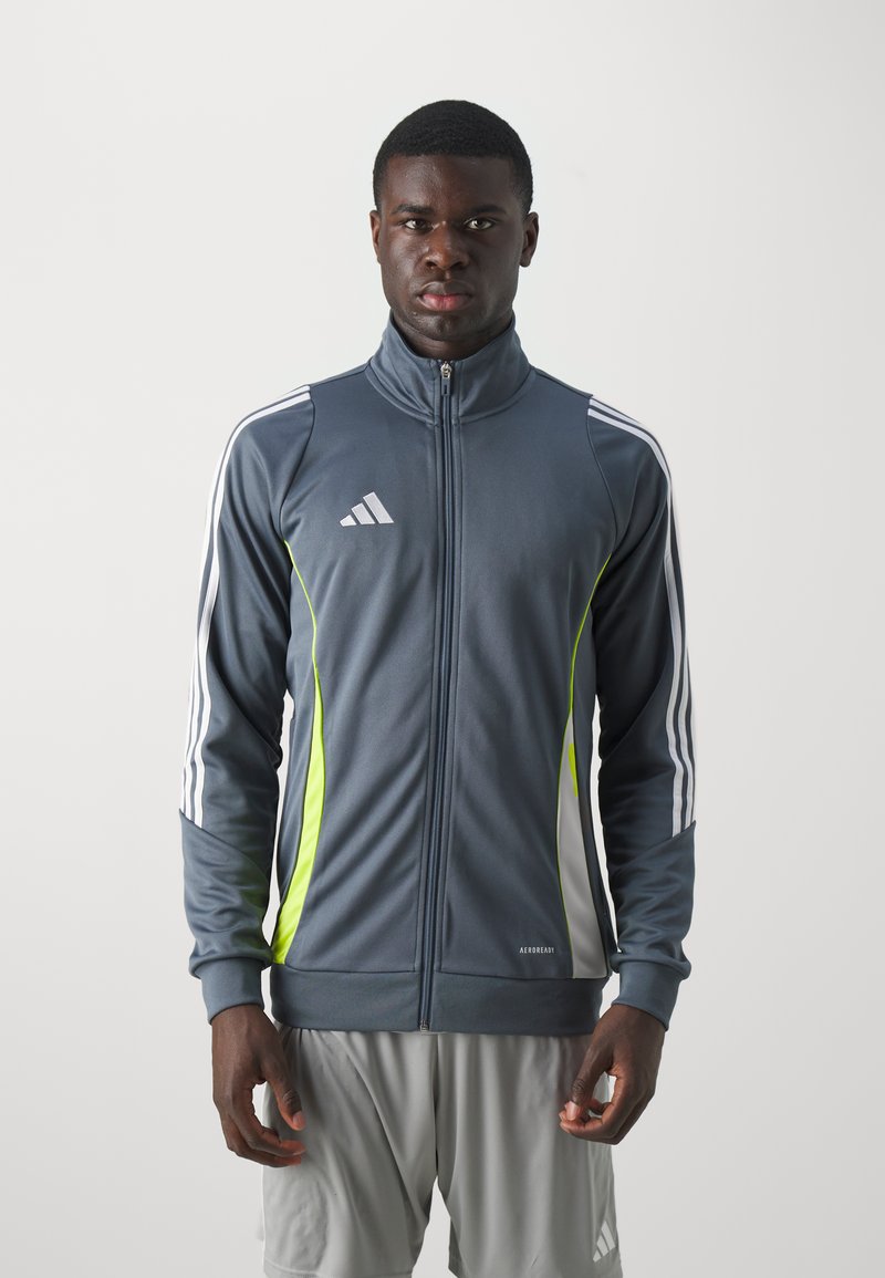 adidas Performance - TIRO JACKET - Training jacket - team onix/team semi sol yellow, Enlarge