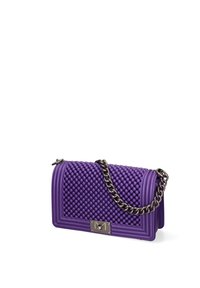 Marc Ellis Handtas - purple and silver