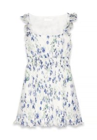 PLISSE MINI - Freizeitkleid - blue flower print