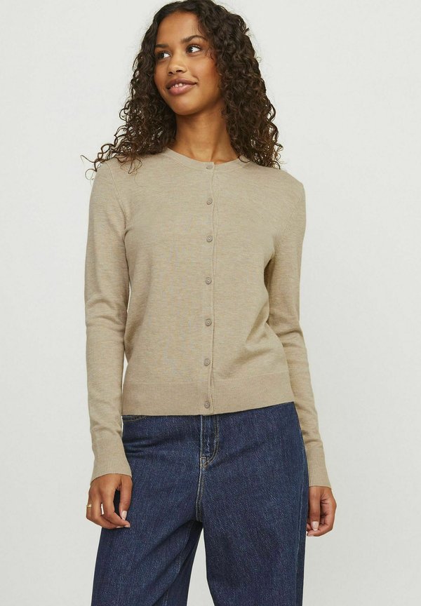 JXOPHELIA COMFY CARDIGAN KNIT - Cardigan - feather gray